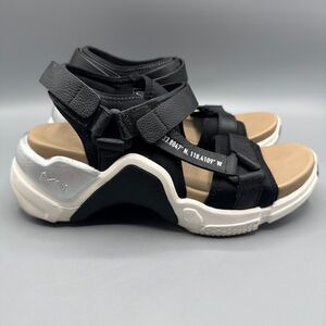 Mark Nason Leather Platform Sandal Adjustable Slingback Chunky Women Size 8.5